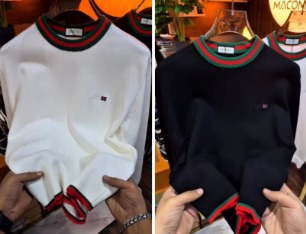 Gucci Sweet Shirt Black & White Combo 13